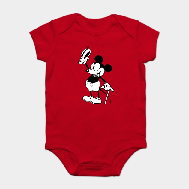 Steamboat Willie. Valentine Couple - 2 Baby Bodysuit by Megadorim